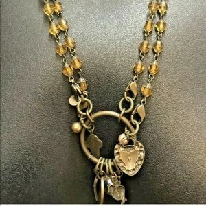 Lenny & Eva Designer Jewelry Necklace w 7 CHARMS